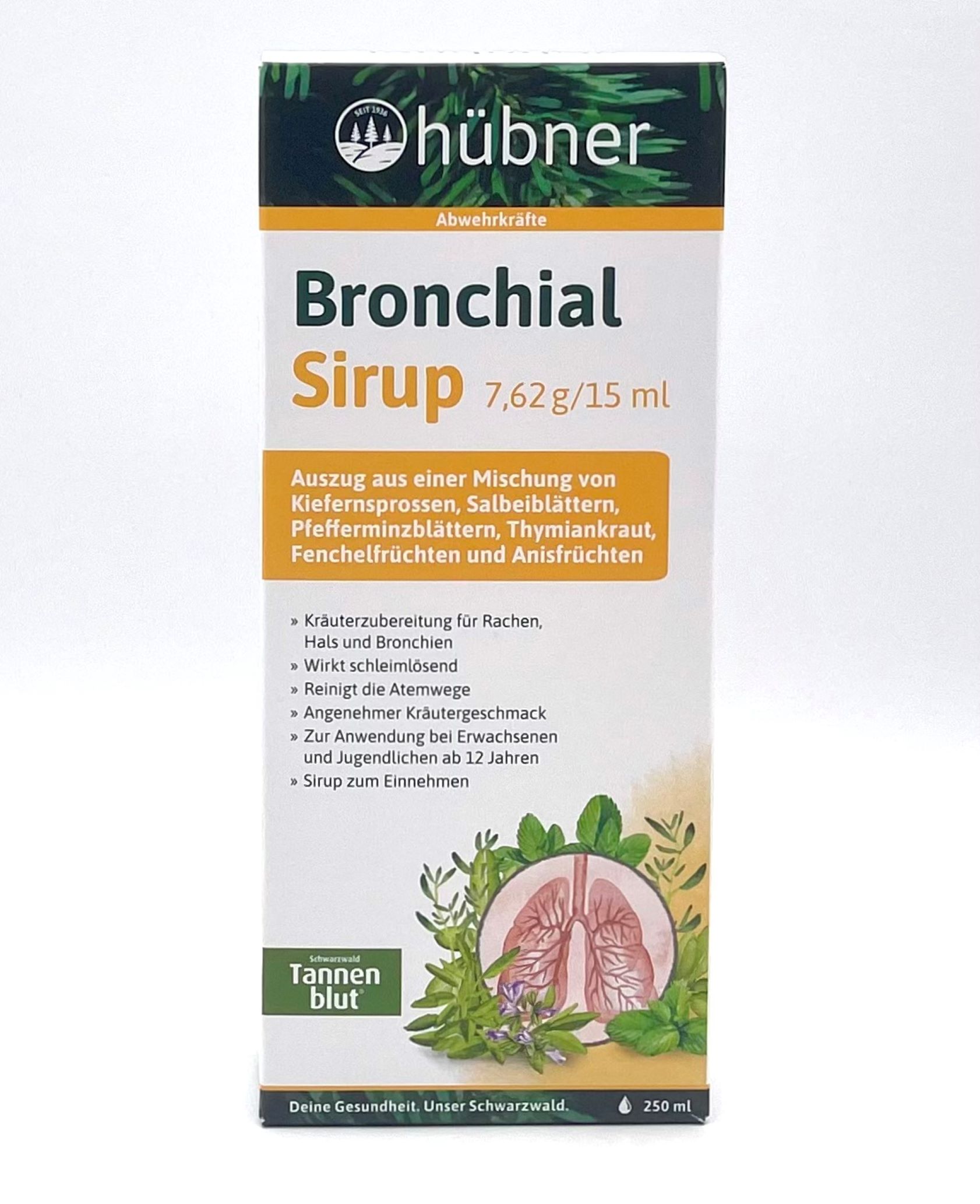Hübner Tannenblut Bronchial Sirup 250ml