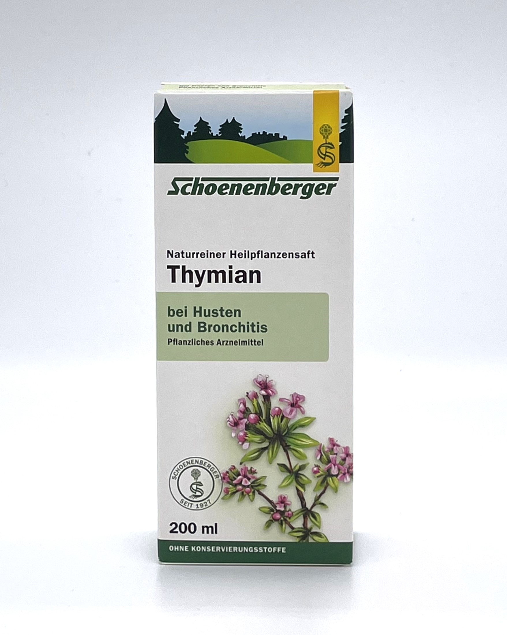 Schoenenberger Thymian Naturreiner Heilpflanzensaft   