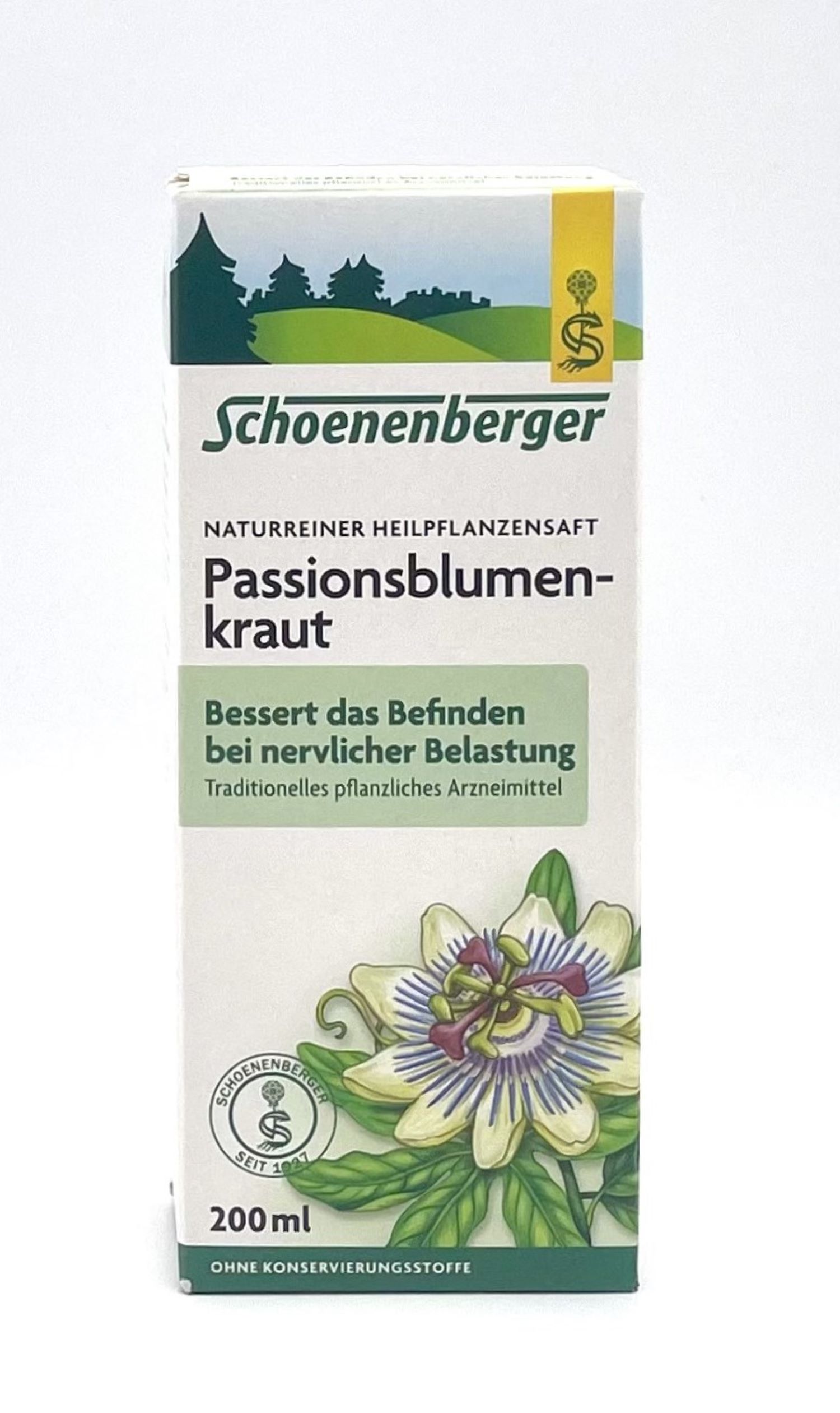 Schoenenberger Passionsblumenkraut Naturreiner Heilpflanzensaft  200ml