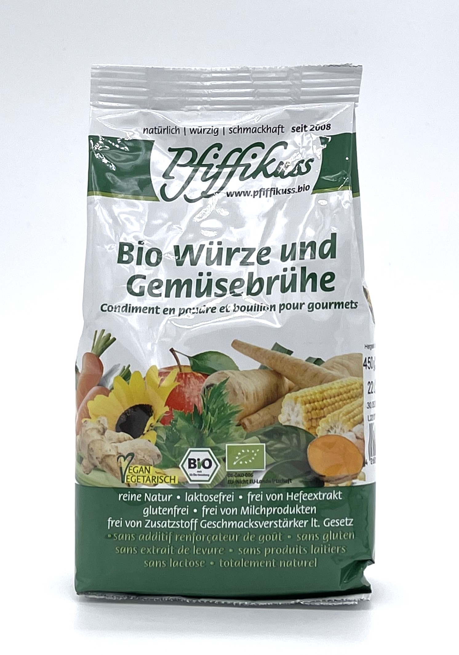 Pfiffikuss Bio Würze und Gemüsebrühe 250g