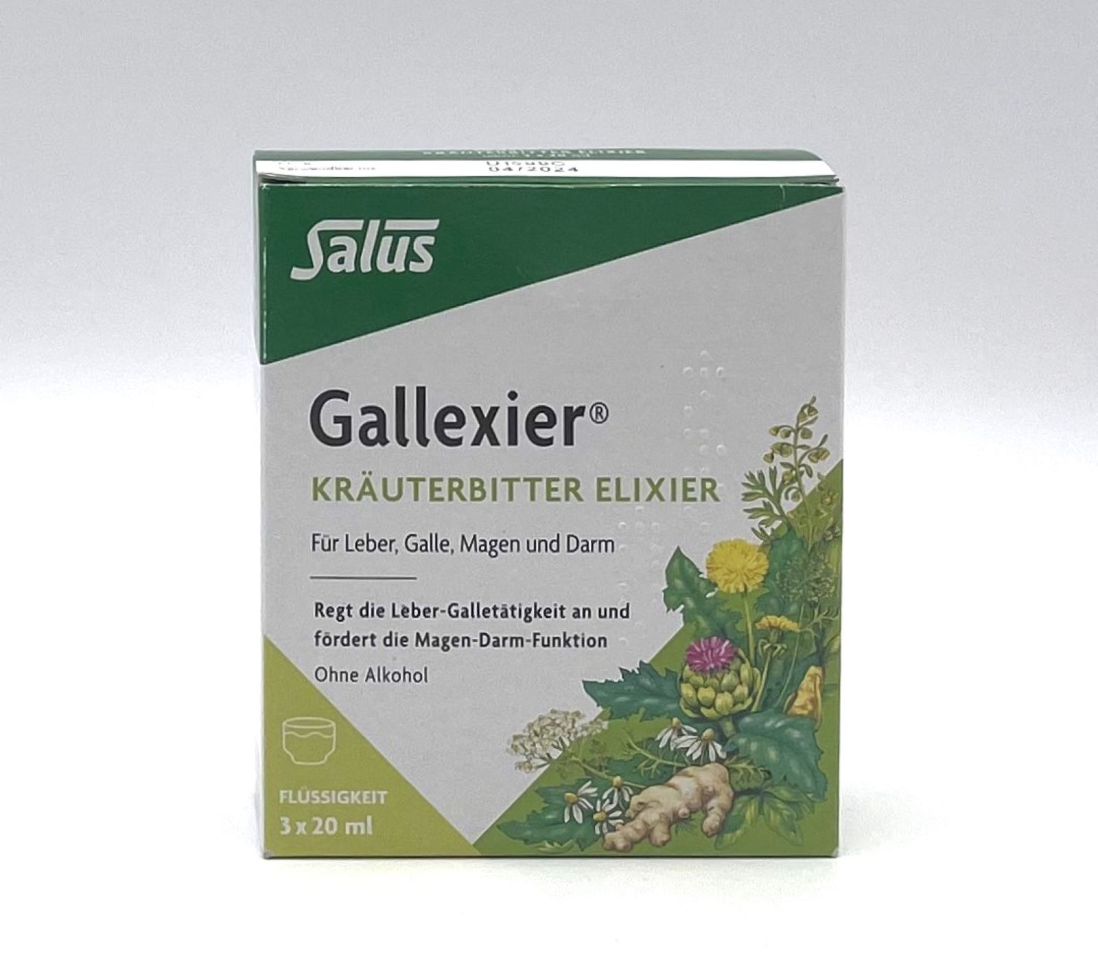 Salus Gallexier Kräuterbitter Elixier 3x 20ml